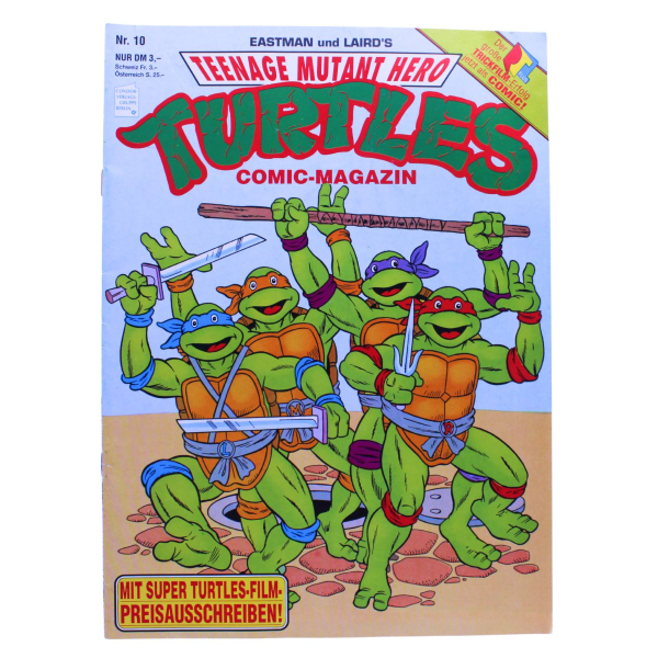TMNT Comic Magazin Nr. 10 – Der Krieg der Krokodile | Condor 1991 | Neuwertig